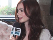 Lily Collins Dishes to MTV About City of Bones