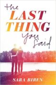 ARC Review: The Last Thing You Said by Sara Biren