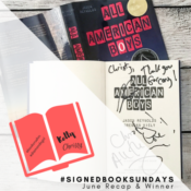 Feature: Instagram Photo Challenge #SignedBookSundays – July Themes & June Wrap-up